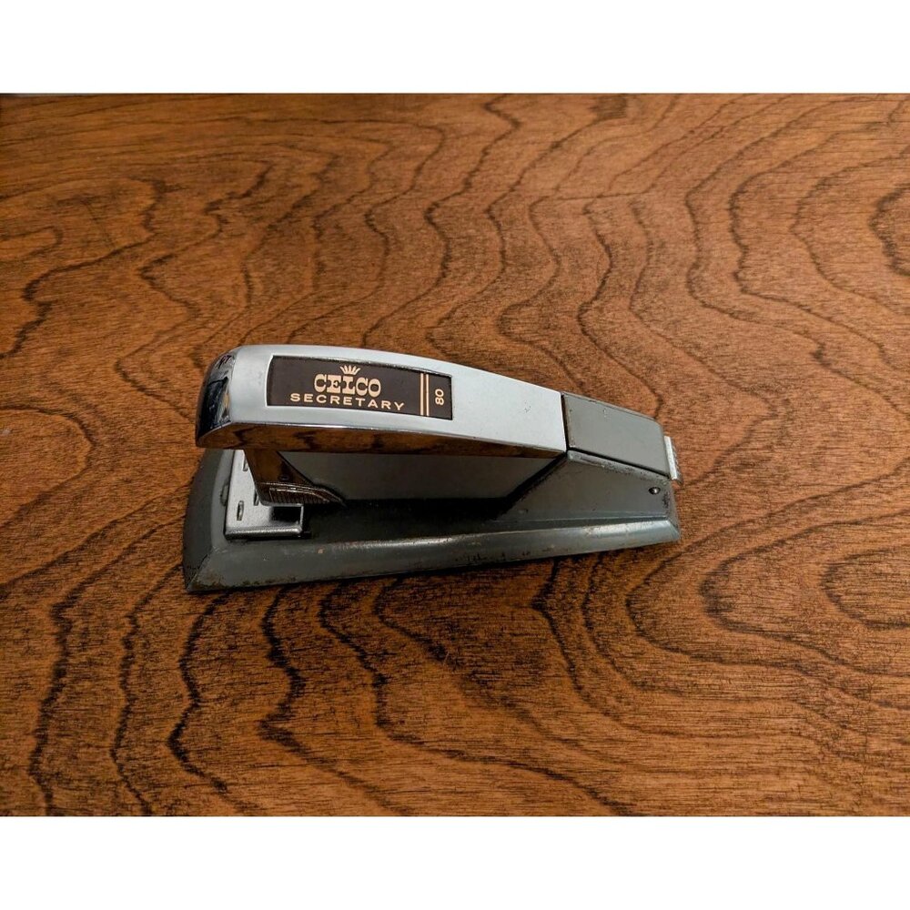 1960s Celco Secretary 80 Stapler – Mid-Century Modern Desk Accessory